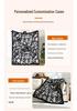 Kids' DIY Coloring Flannel Fleece Blanket - Soft, Skin-Friendly Nap Blanket