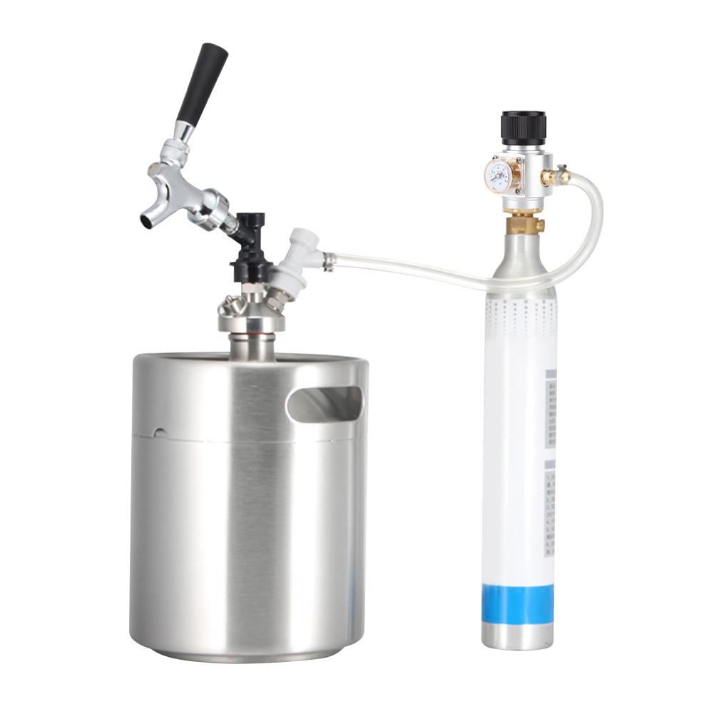Aluminum Tr21x4 Thread CO2 Charger Kit Soda Equipment Accessories for Soda Beer Brewing