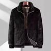 New Popular Fur Men'S Light Luxury Winter Lapel Warm Men'S Gold Mink Jacket