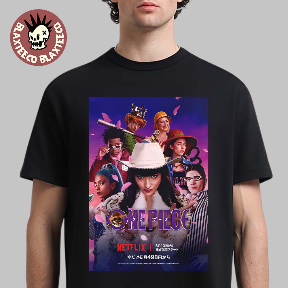 One Piece В Гранд Лайн Сезон 2 Лайв-экшен Группа CP0 Постер Футболка