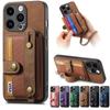 Retro Wallet Wrist Strap Leather Case for iPhone 15 14 Plus 13 12 11 Pro Max XSMax for Samsung S23 S22 S21 S20 Ultra Plus Note20Ultra A14 A54 A13 A53