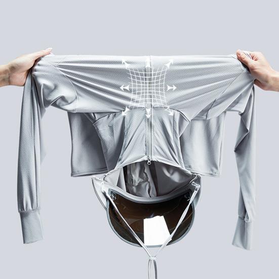 Women's Sun Protection Hoodie Jacket UV Blocking Long Sleeve Cooling Sun Shirt Casual Windbreaker Sportswear for Summer Outdoor Hiking