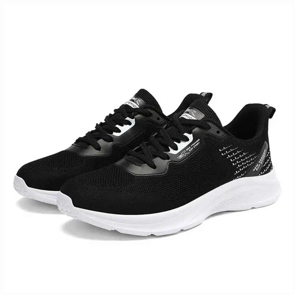 FashionBlack Round Nose Мужские спортивные баскетбольные черные школьные туфли баскетбольные кроссовки 48 размер Loafersy Exercise Новый сезон