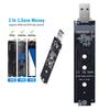 Адаптер M.2 SSD SATA/NVMe на USB 3.1 B+M Key/M Key на жесткий диск M2 3.1 Riser Adapter E C3X2