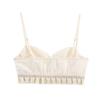 European and American French women's fashion holiday style fringed decorative suspender skirt two-piece set
