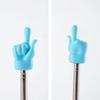 Retractable Teacher Pointer  Finger Design Stainlesssteel Telescopic Aids Teacher Supplies Blackboard Finger Teaching Tools