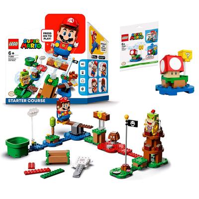 LEGO Super Mario LEGO Mario и начало приключений стартовый набор 71360 Super Mushroom Mini Set включен [Преимущества производителя] ~ +