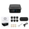 Tire Pressure Monitoring System, Solar Tire Pressure Monitor with 6 External Sensors, Ambient Light, Real time Display
