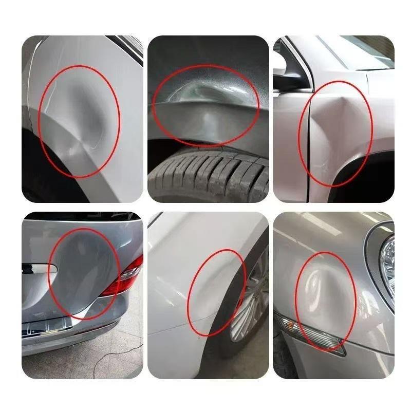 Blue Adhesive Glue Tabs Set for Auto Paintless Dent Repair Long Pulling Tabs Fit All Car Models Dent Removal Repair Tools