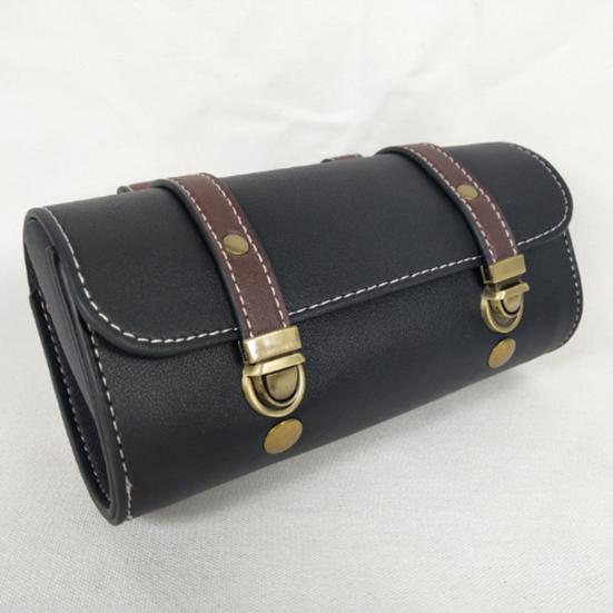 Сумка-седло для велосипеда в стиле ретро, ​​универсальная сумка для хранения электрического скутера для мотоцикла, велосипеда с регулируемыми пряжками, стильное организованное решение