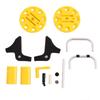 G1/2 Garden Hose Reel Yellow Gardening Waterpipe Cart Holds 20m Hose Car Washer Tool for Yard Lawn