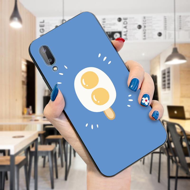 Чехол для телефона с мультяшным растением, кактусом, закуской, снегом, палкой