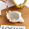Shell Jewelry Storage Tray Ceramic Light Luxury Living Room Bedroom Desktop Storage Practical Home Decorations