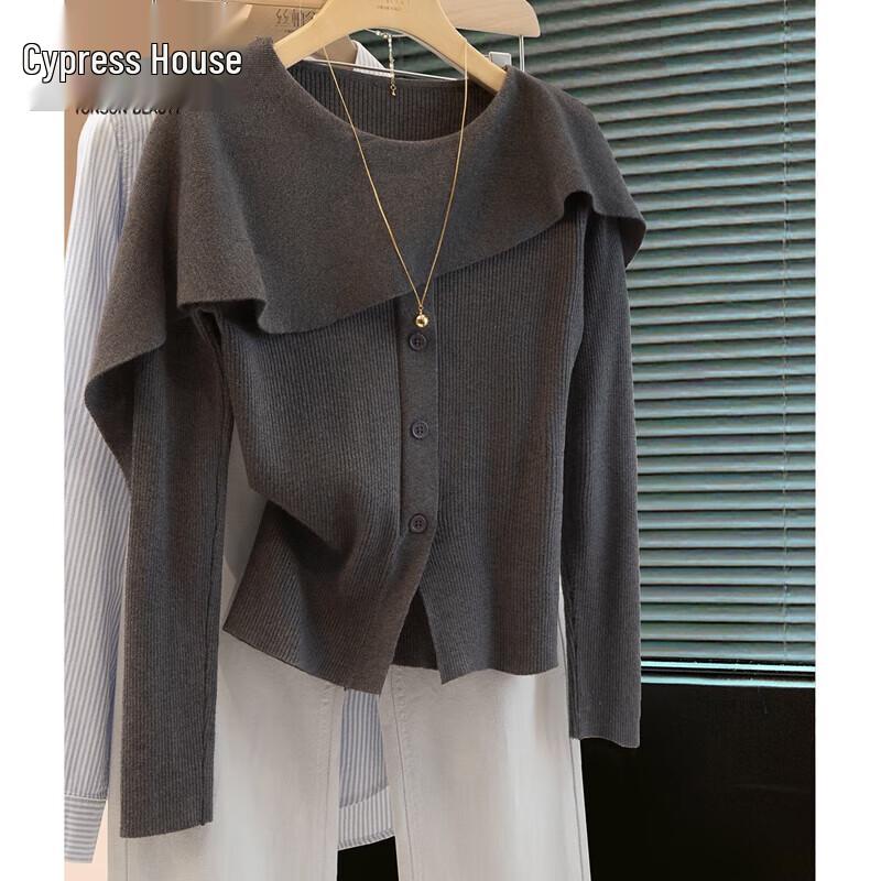 Women's Round Neck Long Sleeve Knitted Sweater