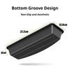 Non Slip Under Seat Storage Box ABS Plastic Seat Gap Drawer  Car Interior Use