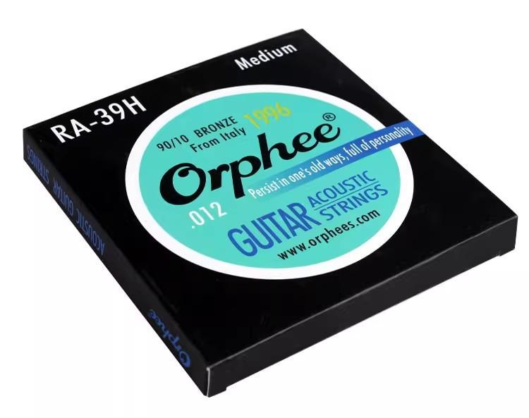 Струны для акустической гитары Orphee с покрытием против ржавчины - Комплект из 6 штук