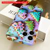2DFlat Colorful Christmas Cookies Phone Case All inclusive film hard phone case, compatible with iPhone 18 Pro Max 17 16 15 14 13 12 11