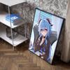 Genshin Impact видеоигры персонаж мультфильма аниме искусство домашний декор стены картина для комнаты гостиная холст картина печать плакат подарок