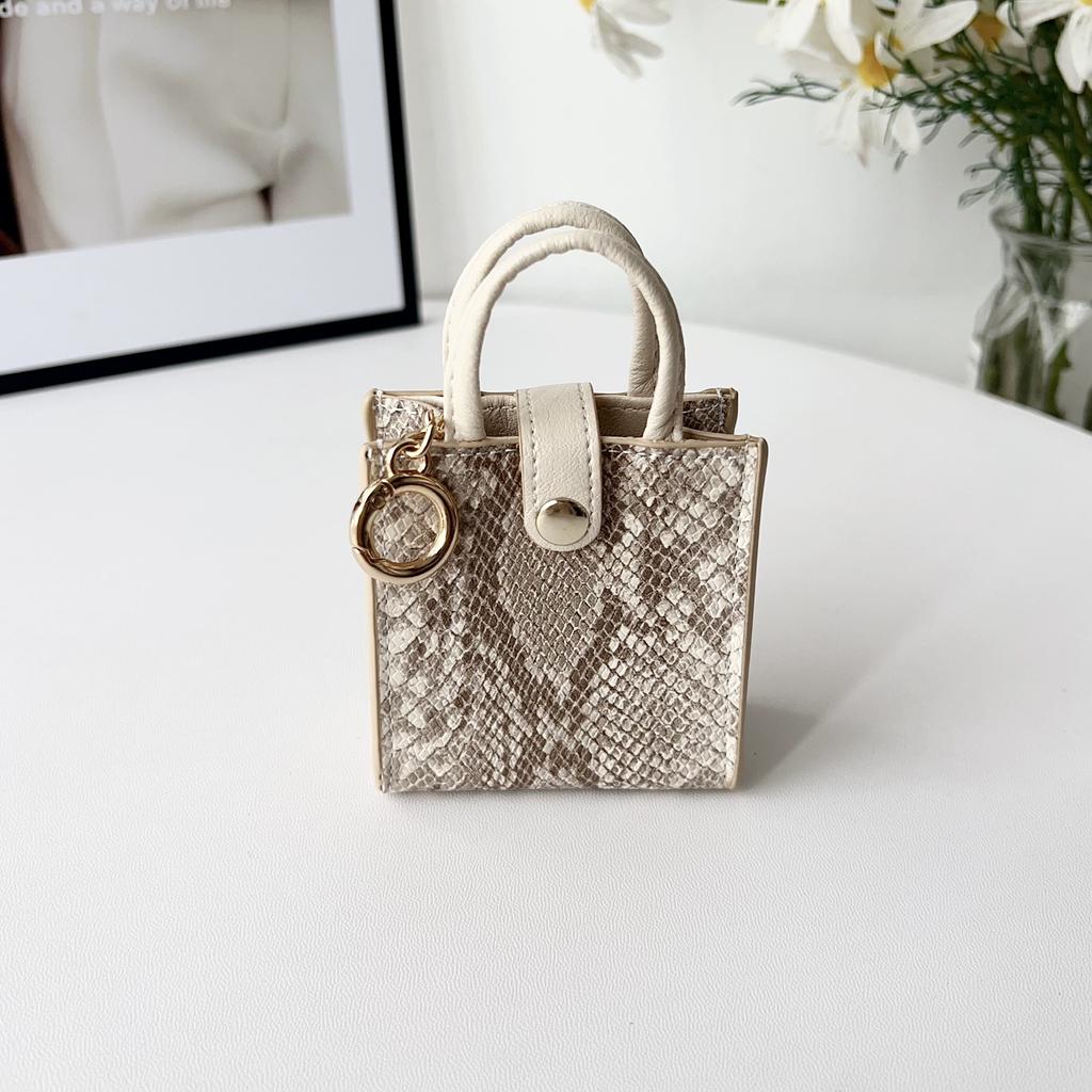 Бренд тренда легкой роскоши Сумка-кроссбоди на шнурке-змейке Кожаный чехол для беспроводных Bluetooth-наушников для Airpods 4 3 2 1 Pro 1 2 Ударопрочный чехол