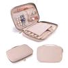 Jewelry Organizer Case Travel Jewelry Storage Bag for Necklace, Earrings, Rings, Bracelet, Soft Pink