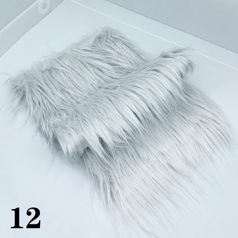 25x45 см DIY ручная работа украшение для дома косплей ткань 8 см ворс искусственный мех ткань для пэчворка