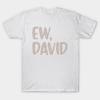 Мужская черная футболка с принтом Ew, David. Иконичная футболка с принтом леопарда из сериала «Шиттс Крик» с цитатой Алексис Роуз для Дэвида Роуза, печать на бумаге для переноса без вырезания, хлопок