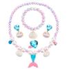 Набор жемчужных ожерелий и браслетов для девочек - Детские ювелирные аксессуары в тематике русалок