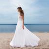 Невеста пляжное свадебное платье сексуальное вечернее платье для банкета с v-образным вырезом