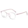 Fashion round frame optical frame glasses women's models can be matched with myopia glasses simple trend personalized glasses women