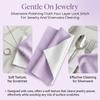 Silverwork Polishing Cloth Four Layer Lock Stitch For Jewelry And Silverware Cleaning