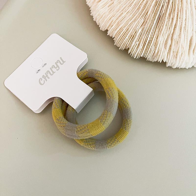 Корейская минималистская веревка для волос: Простая в использовании резинка для высоких хвостов и аксессуаров для волос