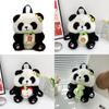 Мультяшный Милый Плюшевый Рюкзак Панда для Детей с Отделением для Хранения и Регулируемыми Лямками