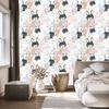 Rabbits wallpaper on a light background for the living room and bedroom 50x1000