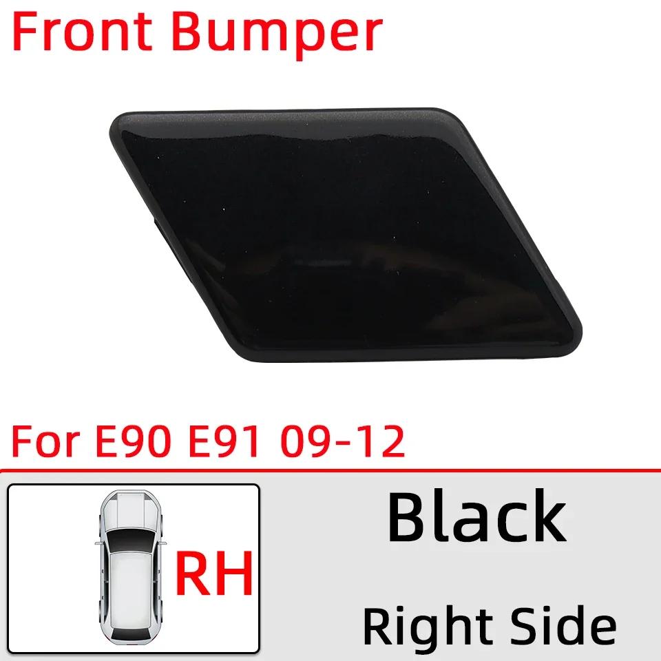 Headlamp Washer Nozzle Cover For BMW 320 325 328 330 335 E90 E91 LCI 2005-2008 2009-2012 Car Headlight Water Spray Lid Painted