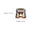 50PCS Christmas Watercolor Scene Fireplace Fun Stickers DIY Manual Materials Phone Case Laptop Suitcase Water Cup Stickers