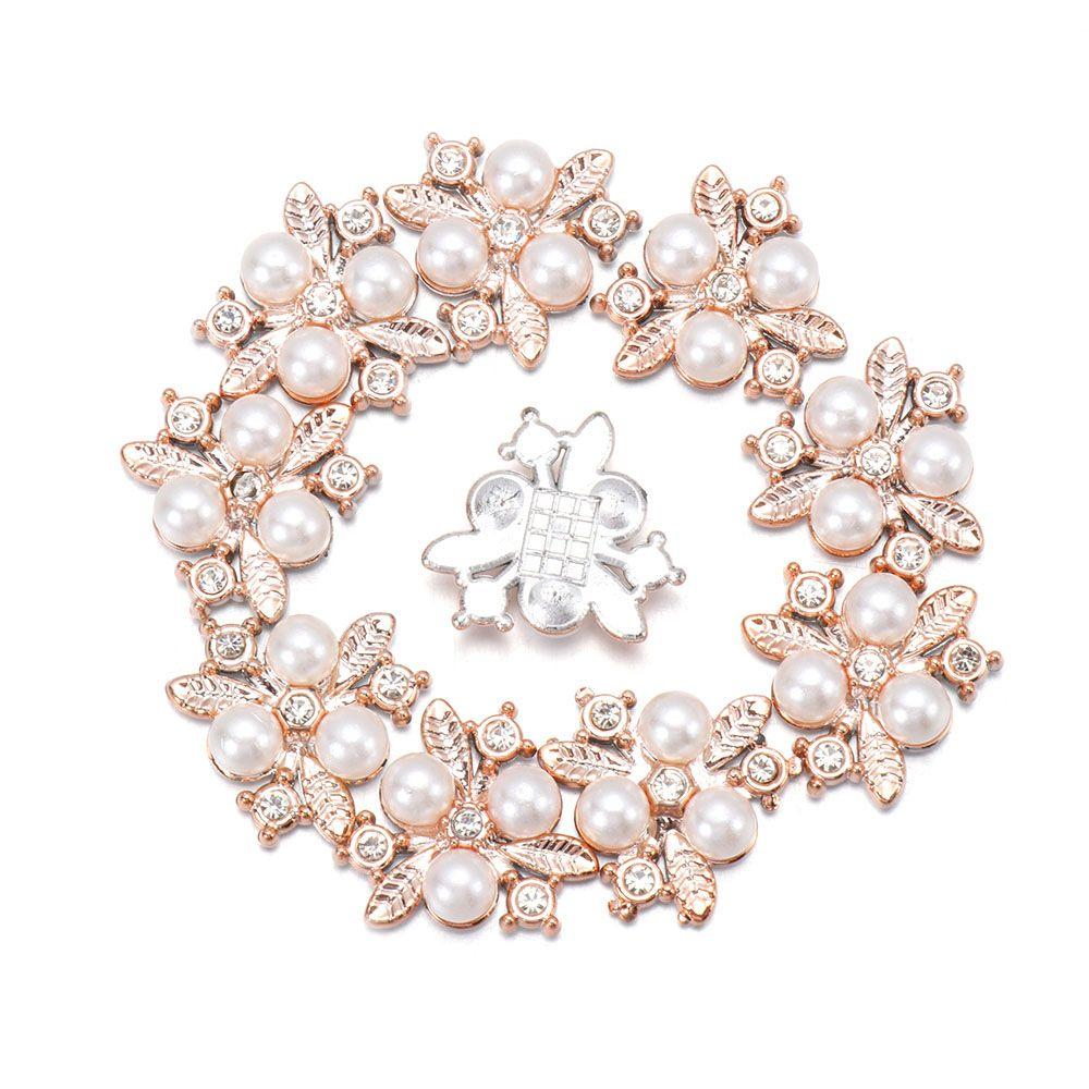 Шитье одежды с кристаллами в форме цветка, зажим для головного убора, пуговицы со стразами, жемчужные пуговицы, жемчужные заколки для волос