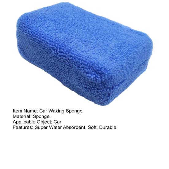 Мягкий аппликатор из микрофибры, супер водопоглощающая автомобильная губка для мытья воском, чистящая подушечка, автомобильные аксессуары