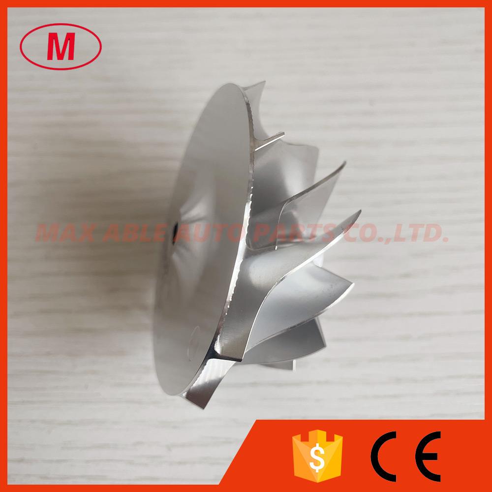 GT15-25 50.20/65.00мм 11+0 Лопаток 702549-0008HF V1 Высокопроизводительное турбо алюминиевое 2618/фрезерованное/из цельного куска компрессорное колесо