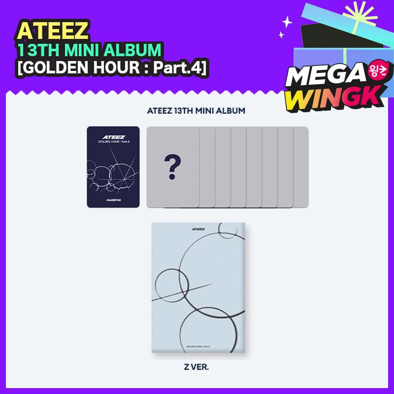 ATEEZ ЗОЛОТОЙ ЧАС : Часть 4 (13-й мини-альбом) [Z Ver.]+ Бонус за предзаказ: Фотокарточка (Выбираемый участник)