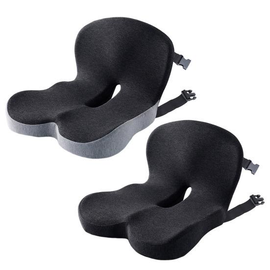 Подушка на сиденье водителя грузовика Подушка для спины из пены с памятью с регулируемым ремнем Эргономичная