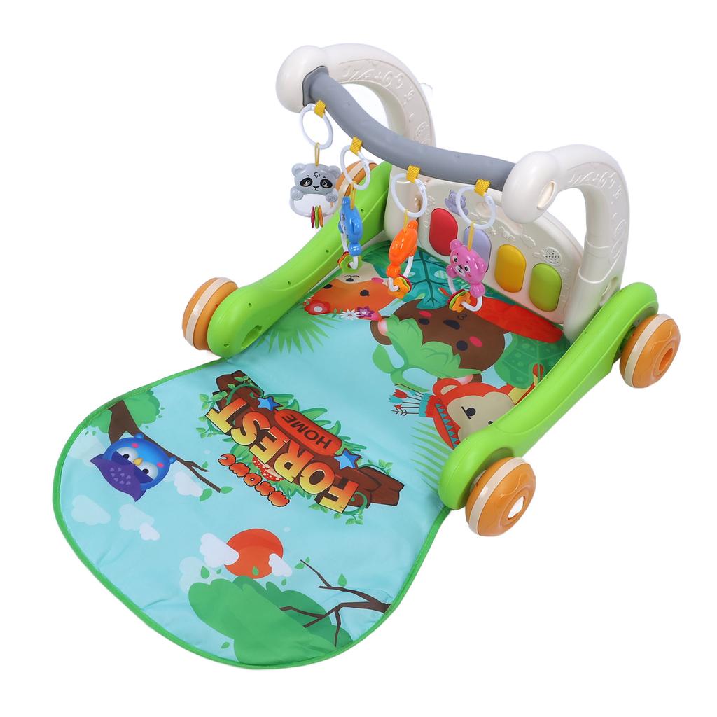 Детский игровой коврик Walker Funny Kick Piano Gym Mat 2 в 1 Детский спортивный коврик с ходунками для малыша