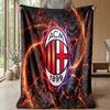 AC Milan Theme blanket Soft Flannel Blanket Plush Throw Blanket Cozy Sofa Bed Blanket for Home Decor