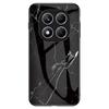 For Xiaomi Redmi Note 14 Pro 4G Case Marble Pattern Tempered Glass+PC+TPU Protective Phone Cover