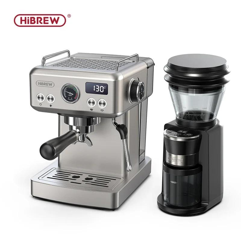 Coffee Semi-automatic Expression, Adjustable Temperature, 58mm-58mm, Cold and Hot Coffee Maker, Metal Box, W 20 Bar, H10A