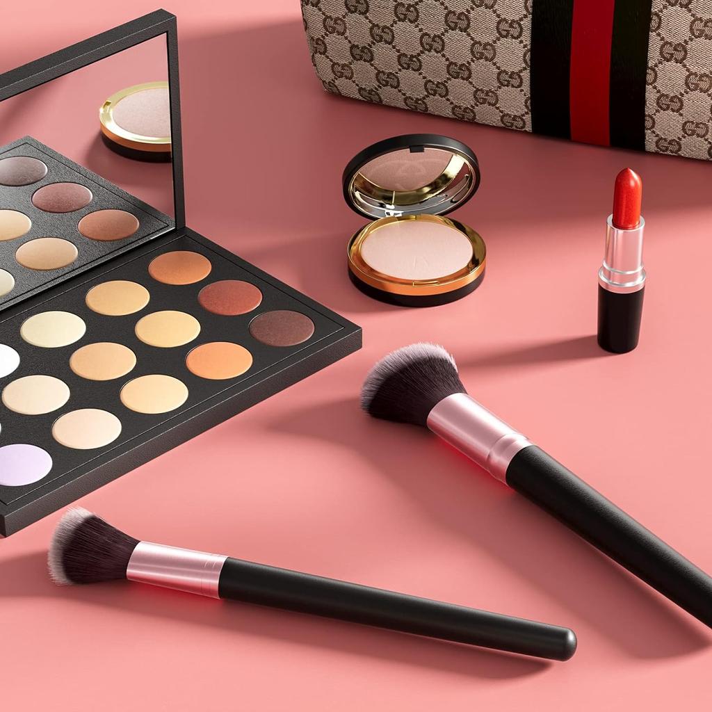 Кисти для макияжа Профессиональные 15 шт. Набор кистей с футляром, набор кистей для теней для век, дорожные кисти для макияжа с деревянной ручкой Мягкое синтетическое волокно