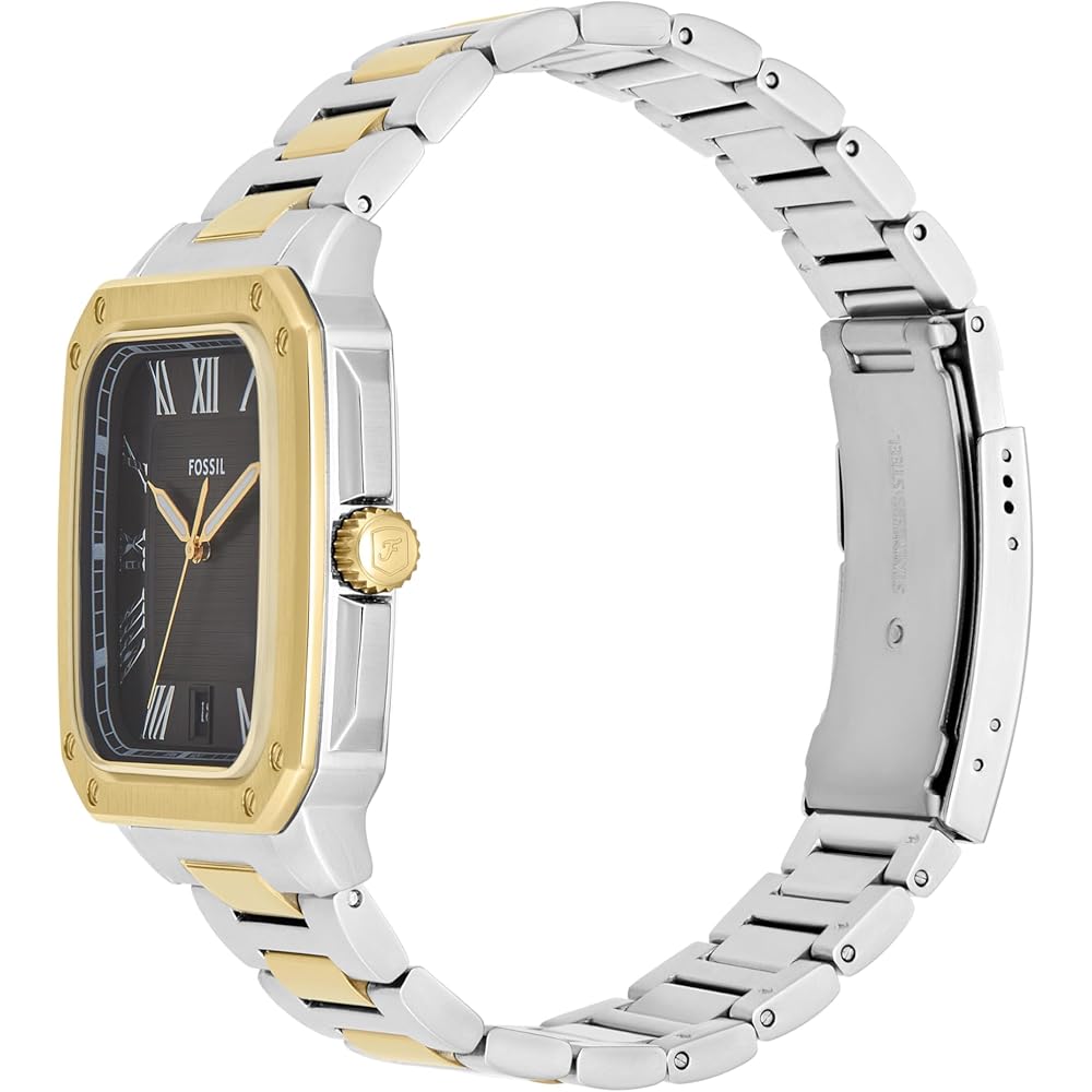 Мужские многоцветные часы Fossil Crosby FS6123