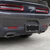 Rear Fog Light Frame Lamp Trim Accessories for Dodge Challenger 15+ Carbon Fiber