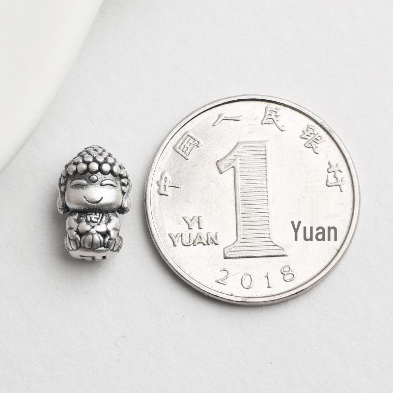 Серебряные китайские знаки зодиака 8 защитных божеств разделительные бусины для DIY 3D ручной работы Аксессуары для браслетов