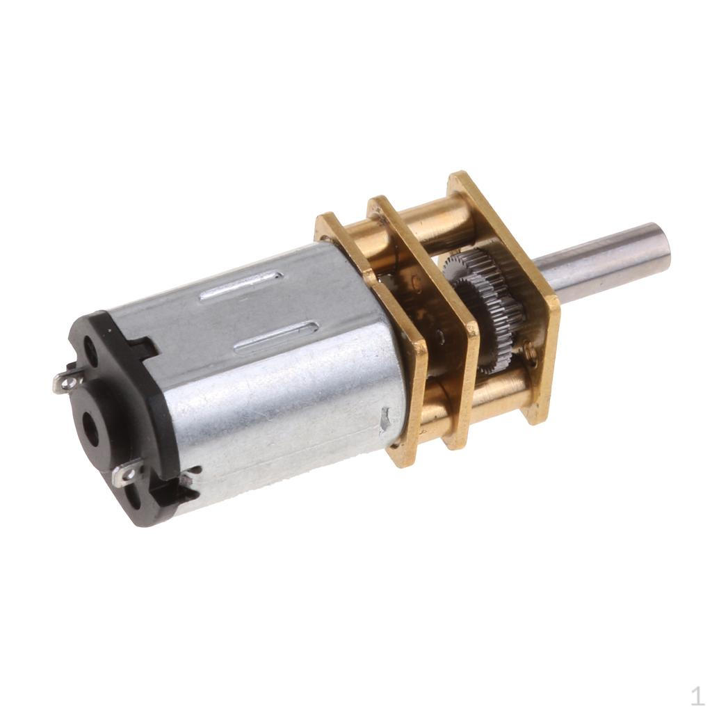Gear Motor,39rpm-1500RPM Reduction Motor, Mini Metal Electric Reducer for Car Robot Model