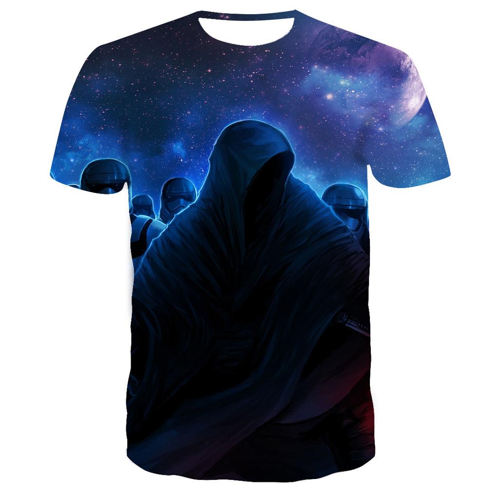 Графические футболки Star Wars Мужские Дарт Вейдер Штурмовик Логистические операции Летняя футболка Мужские и женские топы оверсайз